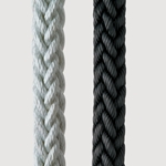 New England Ropes 1 1/2" X 600 MEGA BRAID BLK