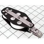 Schaefer Aluminum Fiddle Block with Swivel Shackle and Becket 1000 lbs 303-45