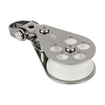 Schaefer Single Stainless Block with Front-Side Shackle 1000 lbs  03-03