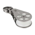 Schaefer Single Stainless Block with Swivel Shackle 1000 lbs  03-05