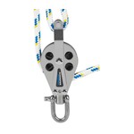 Schaefer Single Block, 3-Way Hd, Bkt, Delrin Shv, Nomex Brng 2750 lbs 08-15