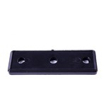 Bottom Rudder Gudgeon, 3-Hole Mtg. 25x8MM w/bushing