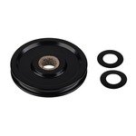 Schaefer Sheave, 3 1/4"(83mm) OD, Aluminum, Wire 62-229-BW