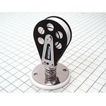 Schaefer Stand Up Spring Block swivels 360' and uses a Delrin(tm) Ball Bearing Sheave 2250 LBS 706-62