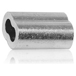 Copper Oval Sleeve 1/8" (Zinc Plated)