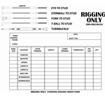 Standing rigging measurement form