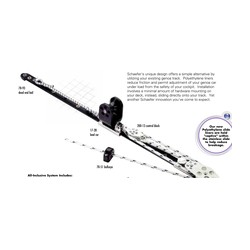 1" T track, 2500 lbs to 1/2" line Schaefer Towable Lead Car Kit 17-20