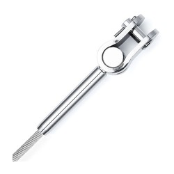 SWAGE TOGGLE FORK 6mm