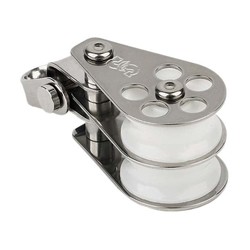 Schaefer Double Block with Upset Shackle 900 lbs  02-24