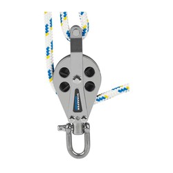 Schaefer Single Block, 3-Way Hd, Bkt, Delrin Shv, Nomex Brng 2750 lbs 08-15