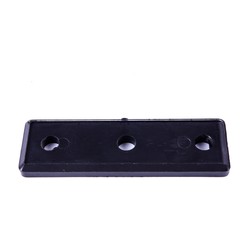 Bottom Rudder Gudgeon, 3-Hole Mtg. 38x8MM w/bushing
