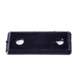 Top Rudder Gudgeon, 2-Hole Mtg. 32x8MM w/bushing