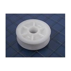 1 7/8 OD X 7/16 ID X 13/16 Schaefer Sheave, White Delrin 62-043-01B